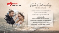 Ash Wednesday Service - Weston High Street, 18th February, 12 Noon.